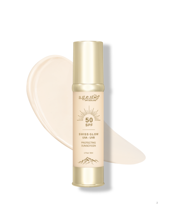 SPF 50 SWISS GLOW PROTECTING SUNSCREEN SPF50