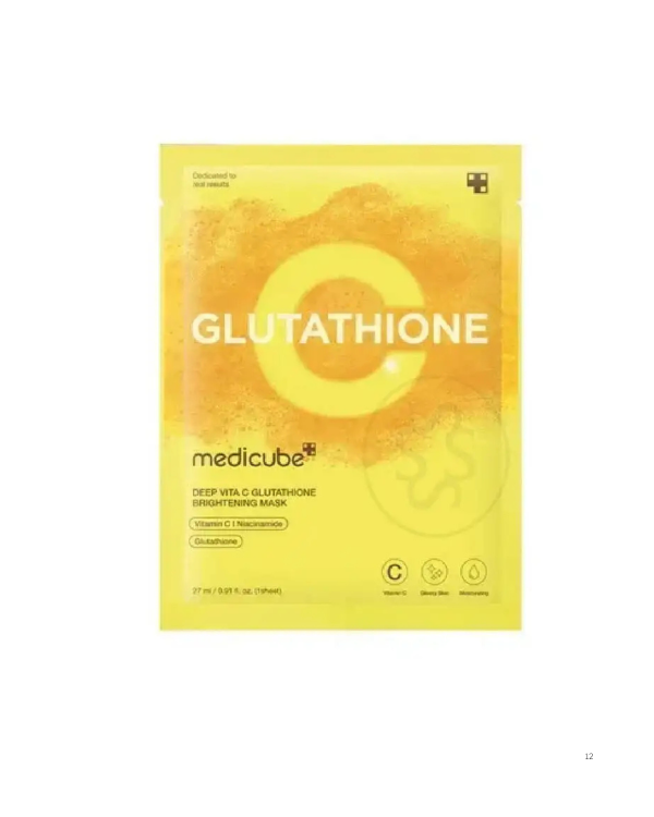 MEDICUBE Deep Vita C Glutatihione Brightening Mask