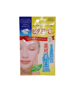 Тканинна маска з вітаміном C Kose Clear Turn White Vitamin C Mask