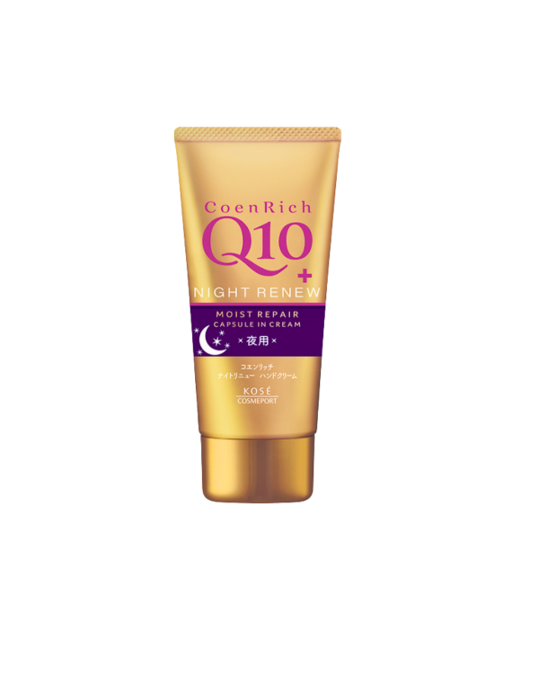 Нічний крем для рук з коензимом Q10  Kose Cosmeport CoenRich Q10 Night
